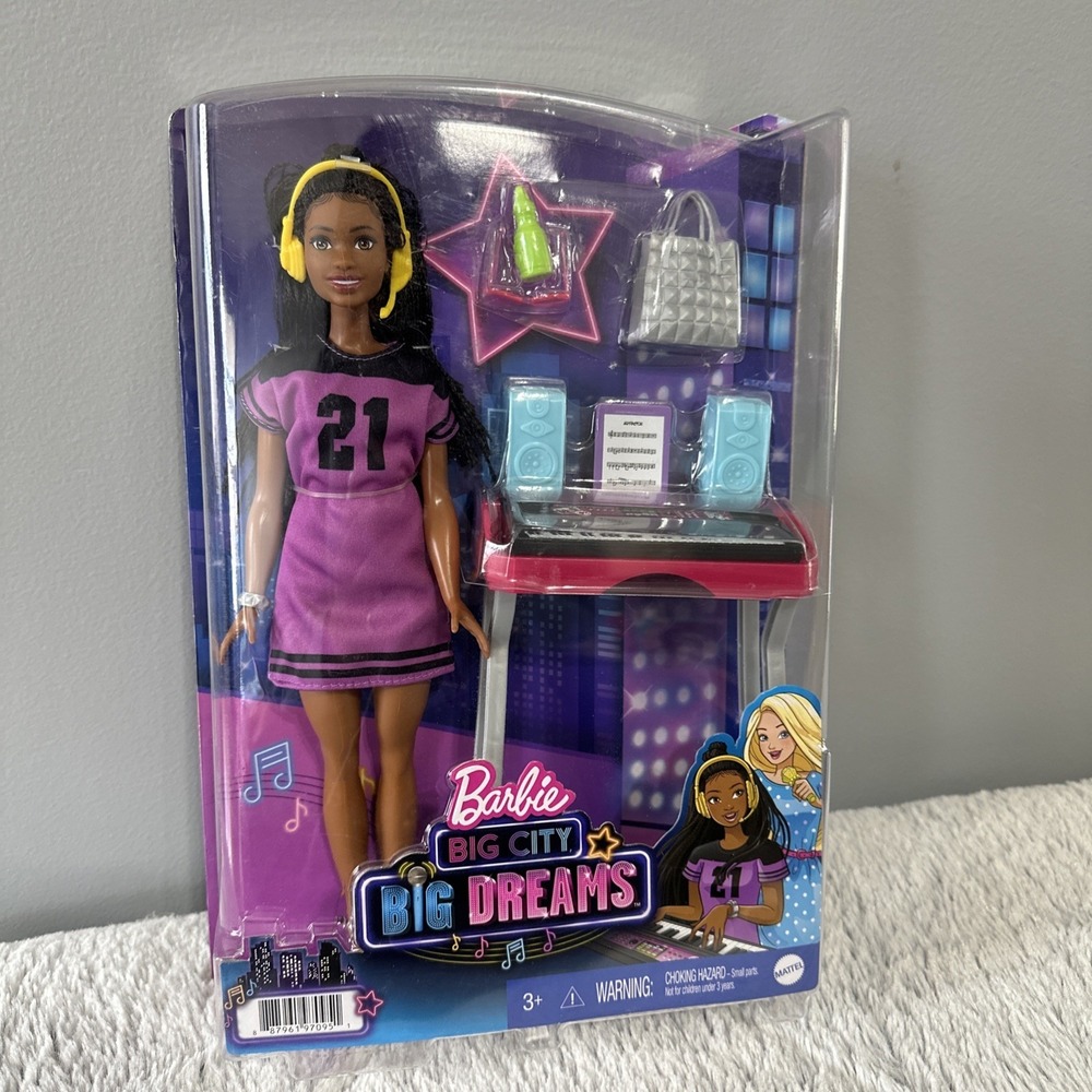 BARBIE Big City Big Dreams "Brooklyn" Doll Music Studio Keyboard  Free Ship‎